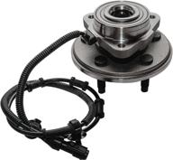 detroit axle - front wheel hub and bearing assembly replacement for 2002-2005 ford explorer lincoln aviator mercury mountaineer - improve performance and safety logo