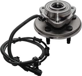 img 4 attached to Detroit Axle - Front Wheel Hub and Bearing Assembly Replacement for 2002-2005 Ford Explorer Lincoln Aviator Mercury Mountaineer - Improve Performance and Safety