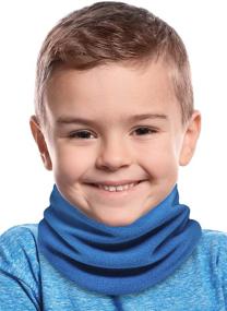 img 4 attached to 🧣 Ultimate Cold Weather Gear for Boys: Tough Headwear Kids Neck Warmer Accessories