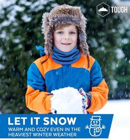 img 2 attached to 🧣 Ultimate Cold Weather Gear for Boys: Tough Headwear Kids Neck Warmer Accessories