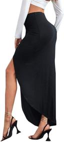 img 3 attached to Verdusa Womens Twist Front Asymmetrical Women's Clothing