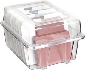 img 3 attached to ArtBin Clear Card & Photo Box with Dividers, 0 inch