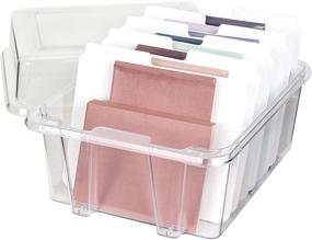 img 2 attached to ArtBin Clear Card & Photo Box with Dividers, 0 inch