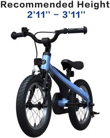 img 3 attached to 🚲 Segway Ninebot Kids Bike: Boys and Girls, 14 inch with Training Wheels, 14-18 inch with Kickstand - Pink, Blue, Red