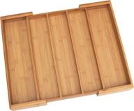 lipper international 8892 bamboo wood expandable utensil organizer - fits up to 22-1/4 inches логотип