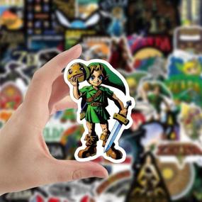 img 2 attached to Stickers Waterproof Computer Cartoon Decals（Zelda）