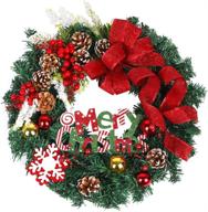 doreenbow christmas artificial wreath outdoor logo