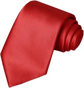 img 4 attached to 👔 Stylish Boys Satin Necktie: KissTies Kids Boys' Accessories for a Dapper Look!