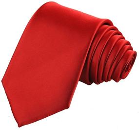 img 1 attached to 👔 Stylish Boys Satin Necktie: KissTies Kids Boys' Accessories for a Dapper Look!