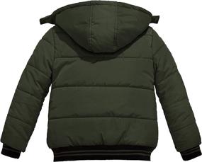 img 3 attached to Stay Warm and Stylish with Wantdo Thicken Hooded Jacket - Boys' Clothing