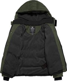 img 2 attached to Stay Warm and Stylish with Wantdo Thicken Hooded Jacket - Boys' Clothing