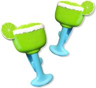 🍹 o2cool margarita bocaclips: set of 2 portable towel holders for beach, pool, or patio - secure beach towel clips in assorted styles logo