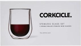 img 3 attached to Corkcicle Clear Glass Stemless CT
