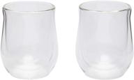 corkcicle clear glass stemless ct логотип