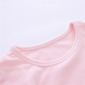 img 2 attached to 👚 Cotton Undershirts Thermal Underwear: Girls' Clothing for Active by Abalacoco