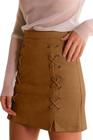 img 1 attached to 👗 Meyeeka Womens Bodycon Pencil Skirt - Stylish and Flattering Women's Clothing
