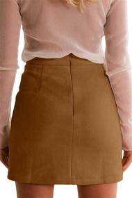 img 3 attached to 👗 Meyeeka Womens Bodycon Pencil Skirt - Stylish and Flattering Women's Clothing
