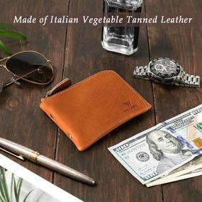 img 3 attached to 👜 YBONNE Minimalist Leather Italian Vegetable Tanned Women's Handbags & Wallets: Classy and Sustainable Accessories