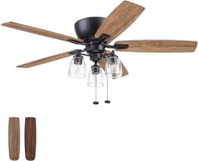 img 4 attached to Arthur Ceiling Fan - 52 inch Espresso by Prominence Home