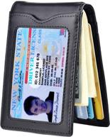 ultimate protection: genuine leather men's wallet with advanced blocking technology logo