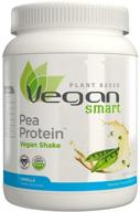 🌱 vegansmart vanilla plant based pea protein powder by naturade - 15 servings logo