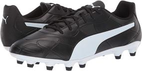 img 2 attached to PUMA Monarch FG White Black Men's Shoes