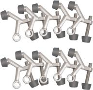 design house 181784 standard hinge pin door stop, 10-pack, satin nickel: a value pack of 10 count for optimal door protection logo