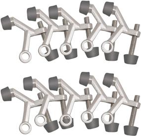 img 4 attached to Design House 181784 Standard Hinge Pin Door Stop, 10-Pack, Satin Nickel: A Value Pack of 10 Count for Optimal Door Protection
