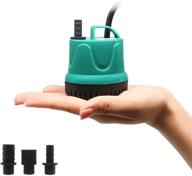 ultra silent upettools submersible water pump: circulation pump with handle for 🐠 pond, aquarium, hydroponics. versatile pump for fish tank fountains, with 4.6ft (1.4m) power cord. logo