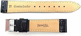 img 1 attached to Enhanced Comfort and Style: Lizard Lightly Padded NewLife Watchband