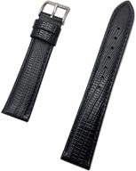 enhanced comfort and style: lizard lightly padded newlife watchband logo