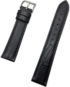 img 2 attached to Enhanced Comfort and Style: Lizard Lightly Padded NewLife Watchband