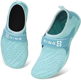 img 4 attached to Torotto Kids Water Shoes: Lightweight Swim & Pool 👟 Shoes for Toddlers - Aqua Socks, Sport Sneakers, Girls' Athletic Footwear