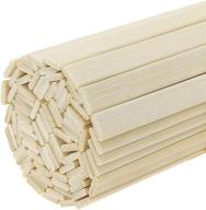 🎋 favordrory 11.8 inch natural bamboo craft sticks – strong bamboo strips, ideal for wood crafts, 50 pieces logo