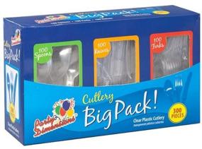 img 1 attached to 300 Count Clear Cutlery Combo Box by Party Dimensions