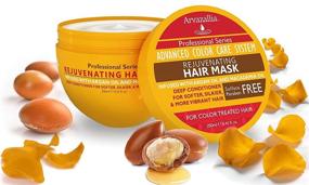 img 3 attached to 🌿 Arvazallia Rejuvenating Hair Mask and Deep Conditioner for Color Treated Hair - Sulfate Free, Paraben Free, with Argan Oil and Macadamia Oil