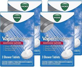 img 1 attached to 🚿 Pack of 4 Vicks VapoShower with 3 Tablets per Pack