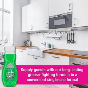 img 2 attached to 🧴 PALMOLIVE Bulk Travel Dishwashing Liquid, Original Scent, Green, 3 Fluid Ounce Bottle (Case of 72) - Total 216 Fluid Ounces - Kitchen Soap & Cleaning Supplies