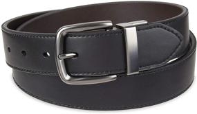 img 3 attached to Stylish & Versatile: Dockers Feather Reversible Men's Belt Accessories in Black & Brown