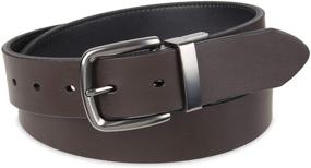 img 2 attached to Stylish & Versatile: Dockers Feather Reversible Men's Belt Accessories in Black & Brown