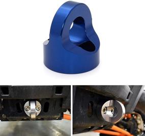 img 4 attached to Front Tow Hook Tie Down Anchor Aluminum For Polaris RZR XP 1000 XP Turbo XP 4 2016 2017 2018 2019 2020 (Blue)