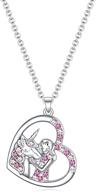 necklace unicorns christmas birthday granddaughter girls' jewelry logo