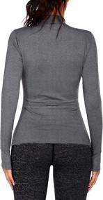 img 2 attached to 🏃 COOrun Women Workout Jacket: Stylish Zipper Track Tops with Thumb Holes for Running and Activewear