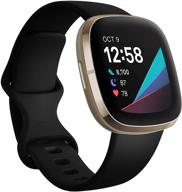 📿 подставка poshei для fitbit versa 3/sense: мягкий силиконовый ремешок с вентиляционными отверстиями логотип