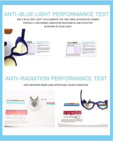 img 2 attached to Glasses Flexible Computer Eyeglasses Children Computer Accessories & Peripherals