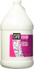 img 4 attached to 🌿 Better Life Natural Kitchen & Bath Scrubber Refill: 128 oz Eco-Friendly Solution