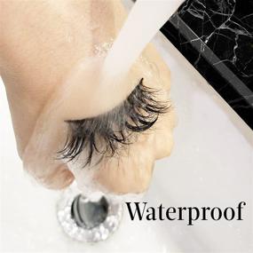 img 1 attached to Eyelash Glue Strong Hold Lash Glue Latex-Free Waterproof False Eyelash Glue Safe Suitable For Sensitive Eyes Eyes Lash Adhesive (Black White Clear)