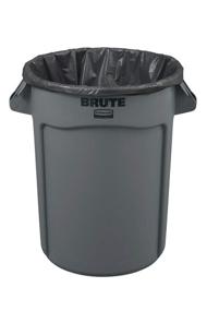 img 2 attached to 🗑️ Rubbermaid Commercial 55 Gallon Trash Bag (100 Count) Gray for Brute Containers FG501188GRAY - High-Quality Waste Disposal Solution