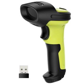 img 4 attached to Inateck BCST-60 Green Barcode Scanner: Wireless, 2600mAh Battery, 35M Range, Auto Scanning - Find the Best Deal Now!