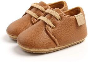 img 1 attached to BEBARFER Toddler Moccasins Anti Slip Sneakers Apparel & Accessories Baby Boys